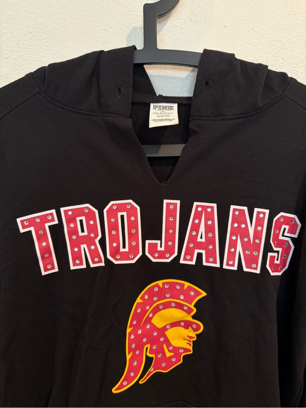 Victoria’s Secret PINK USC Trojans Lightweight Pullover Women’s Size XS EUC Rare - Picture 7 of 12